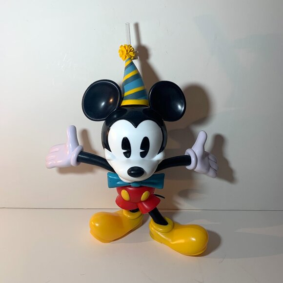 Disney Parks Mickey's 90th Birthday Sipper Water Bottle Drink Cup Limited - Picture 1 of 7